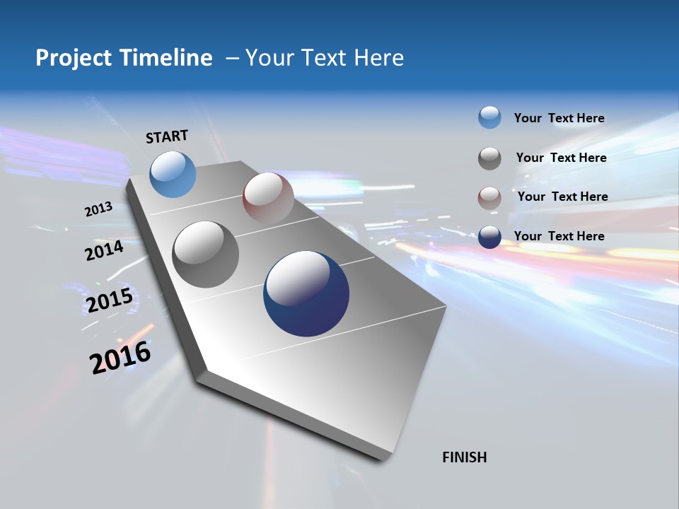 Blurred Dynamic Fast PowerPoint Template