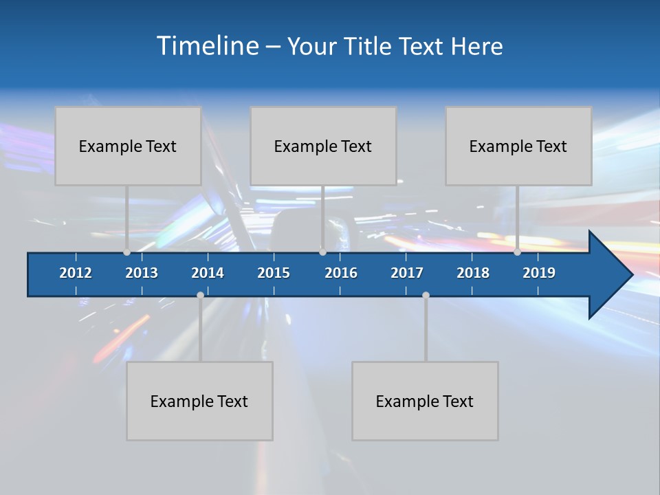 Blurred Dynamic Fast PowerPoint Template