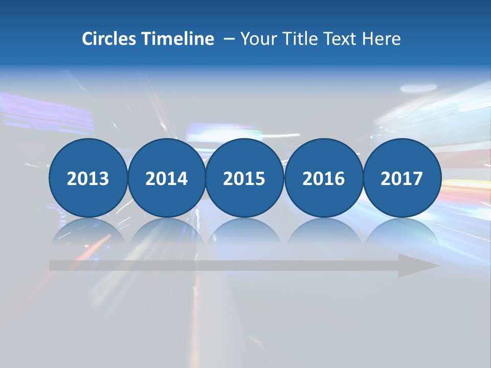 Blurred Dynamic Fast PowerPoint Template