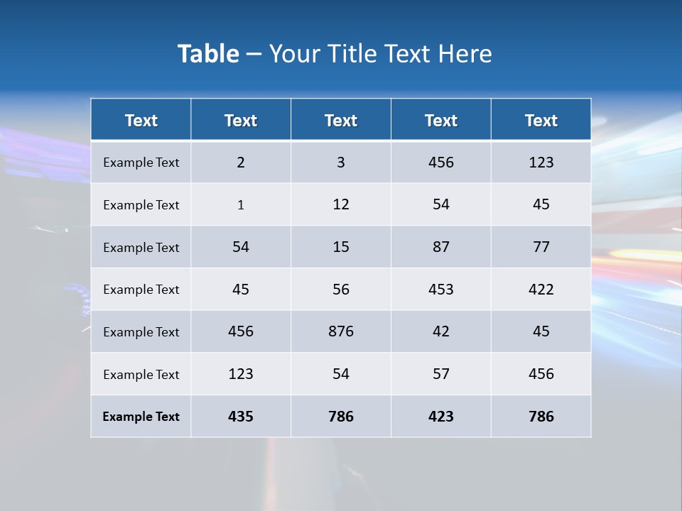 Blurred Dynamic Fast PowerPoint Template