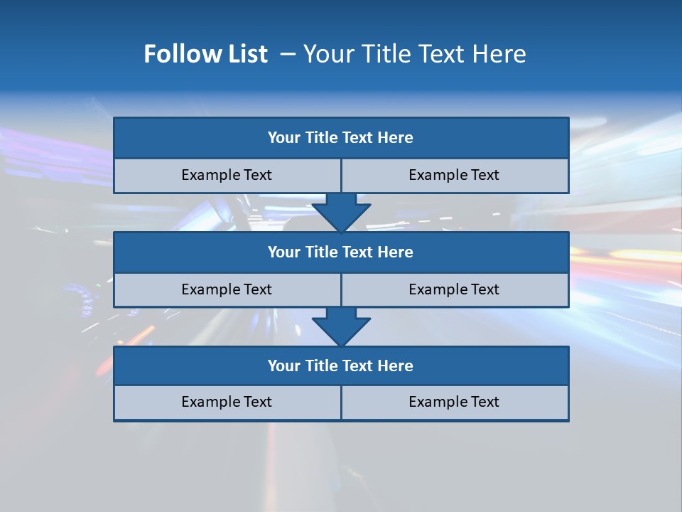 Blurred Dynamic Fast PowerPoint Template