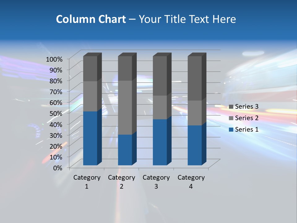 Blurred Dynamic Fast PowerPoint Template