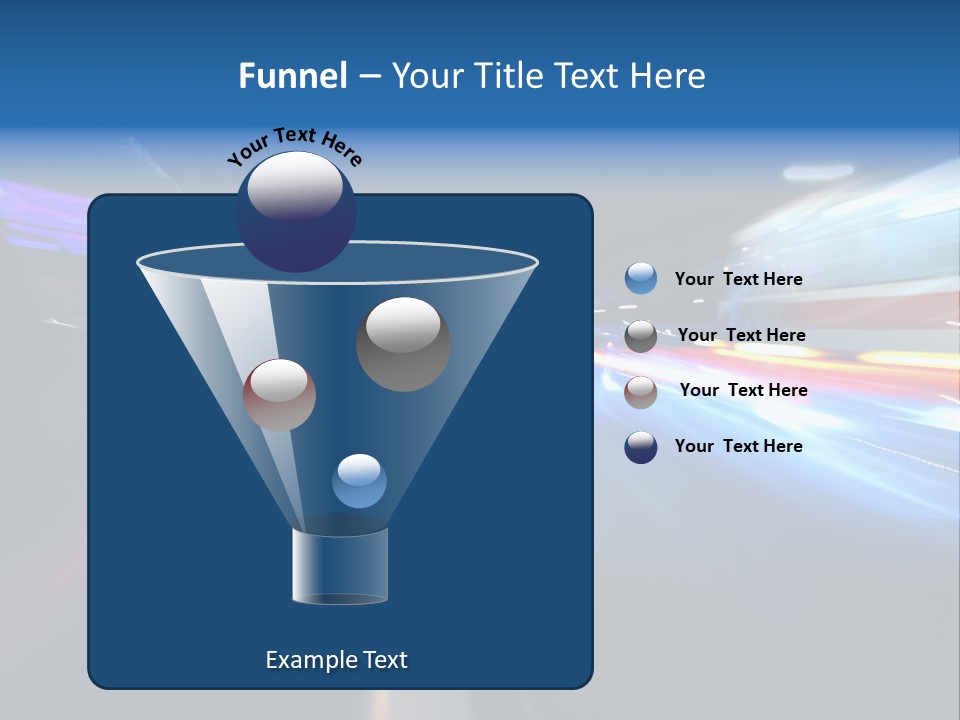 Blurred Dynamic Fast PowerPoint Template