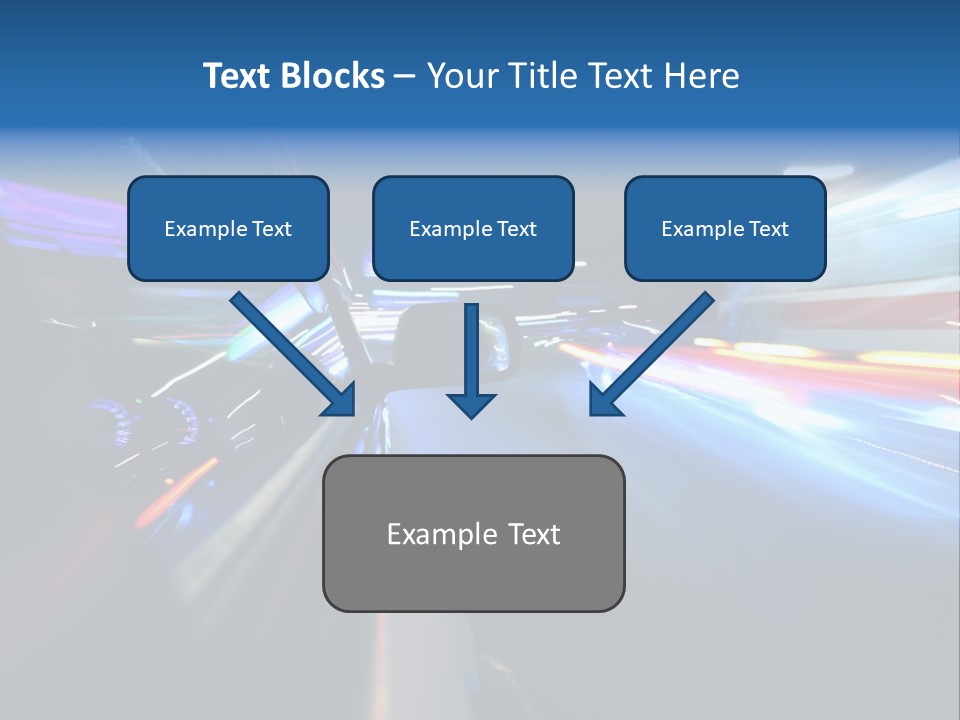 Blurred Dynamic Fast PowerPoint Template