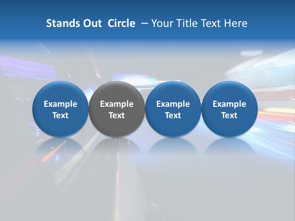 Blurred Dynamic Fast PowerPoint Template