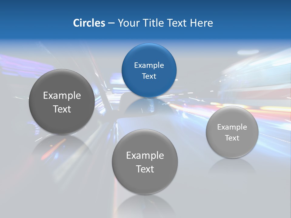 Blurred Dynamic Fast PowerPoint Template