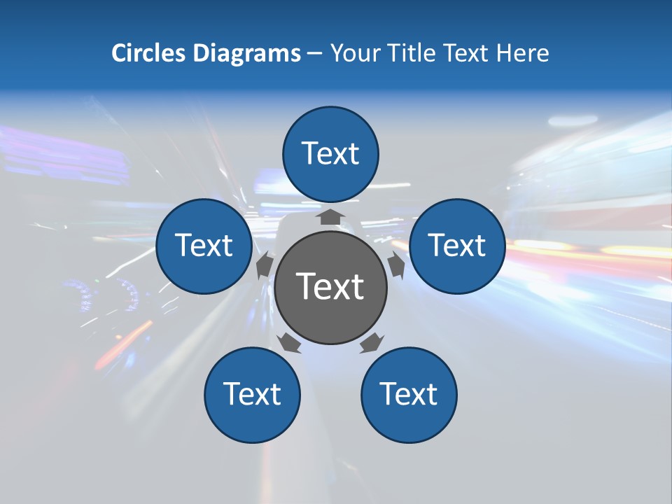 Blurred Dynamic Fast PowerPoint Template