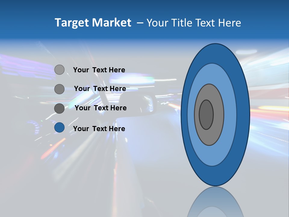 Blurred Dynamic Fast PowerPoint Template