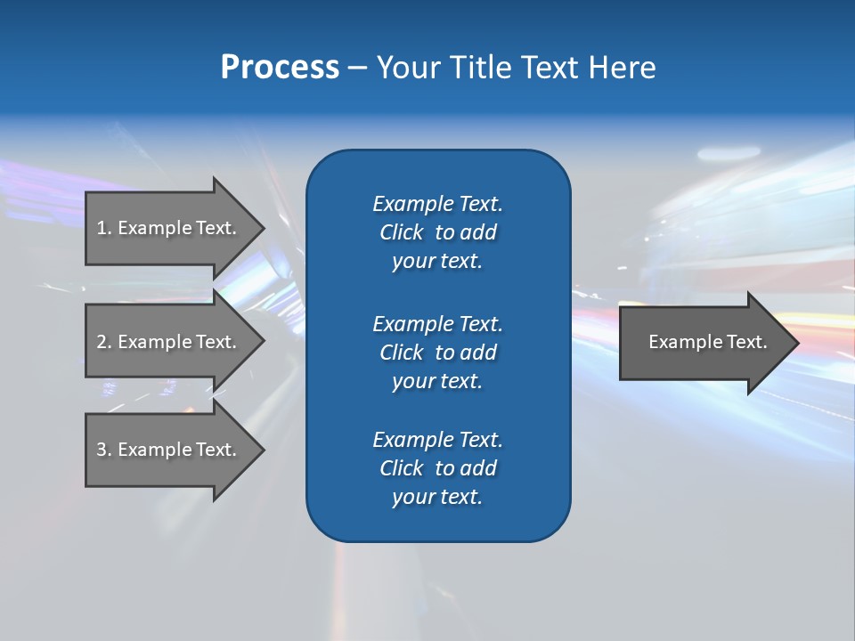 Blurred Dynamic Fast PowerPoint Template