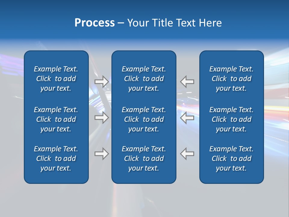 Blurred Dynamic Fast PowerPoint Template