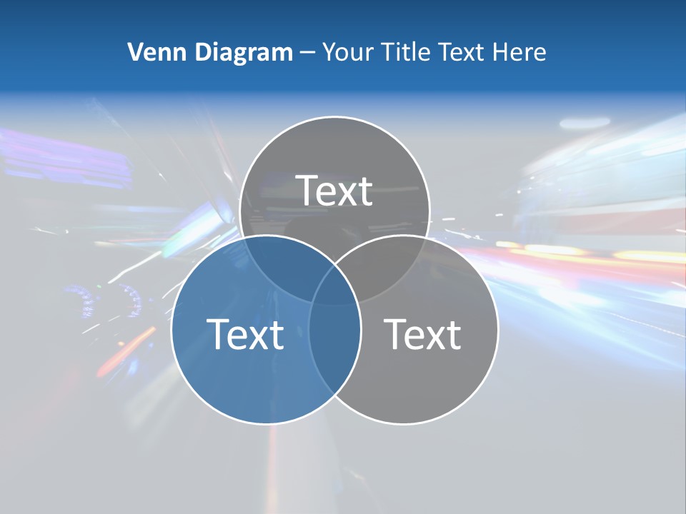 Blurred Dynamic Fast PowerPoint Template