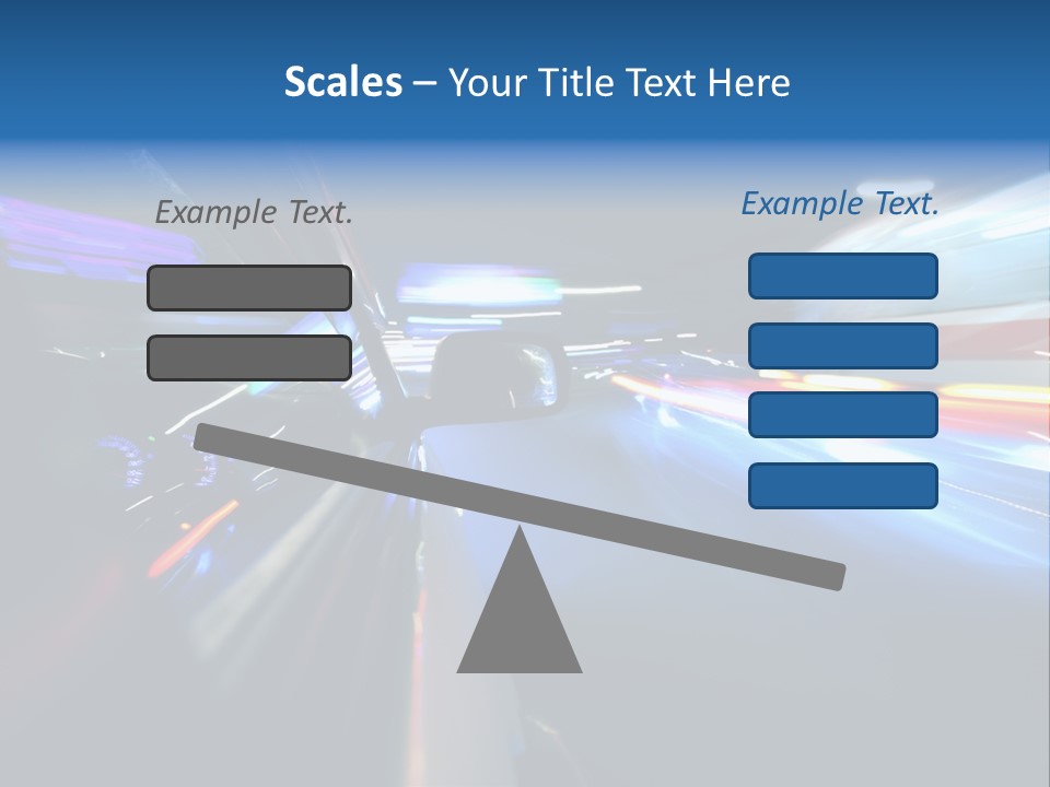 Blurred Dynamic Fast PowerPoint Template