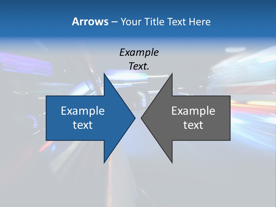 Blurred Dynamic Fast PowerPoint Template