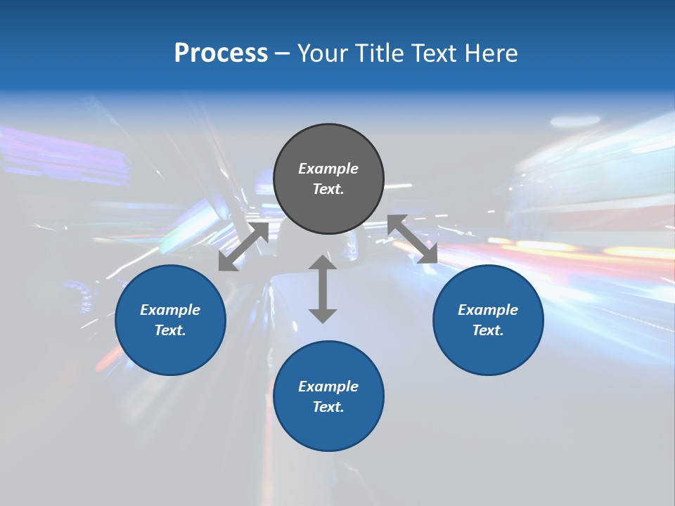 Blurred Dynamic Fast PowerPoint Template
