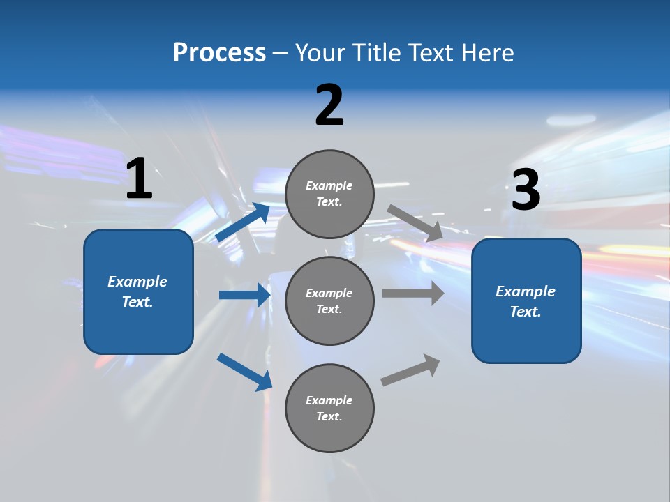Blurred Dynamic Fast PowerPoint Template