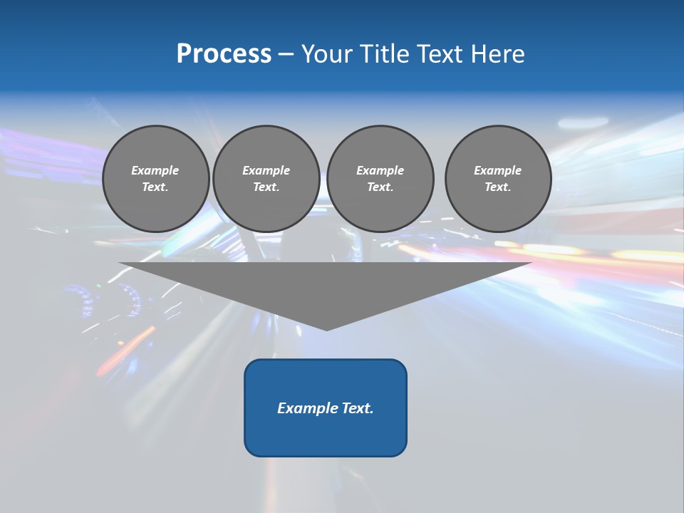 Blurred Dynamic Fast PowerPoint Template