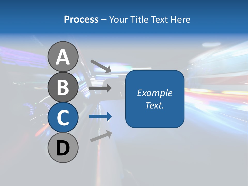 Blurred Dynamic Fast PowerPoint Template