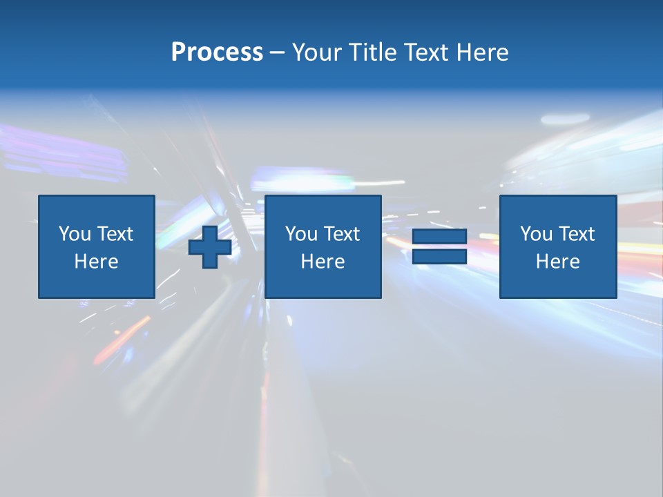 Blurred Dynamic Fast PowerPoint Template