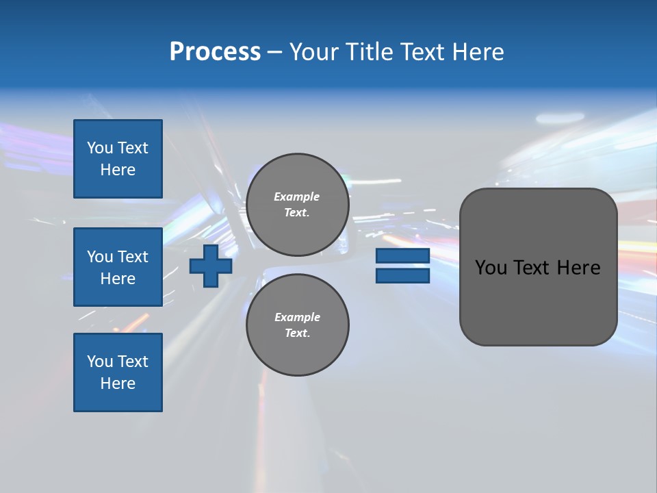 Blurred Dynamic Fast PowerPoint Template