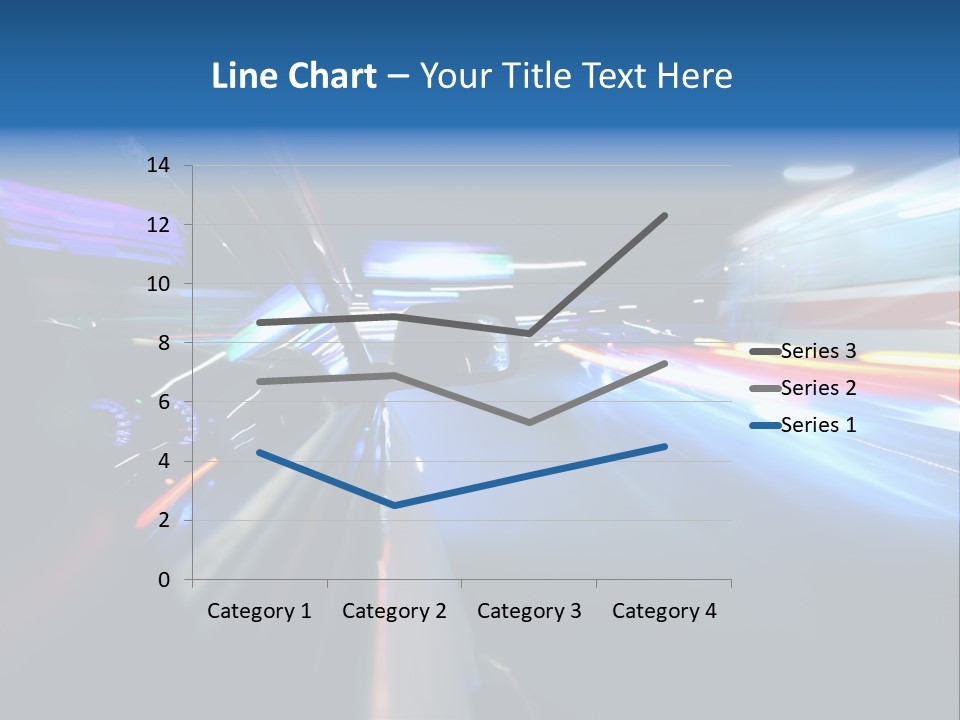 Blurred Dynamic Fast PowerPoint Template