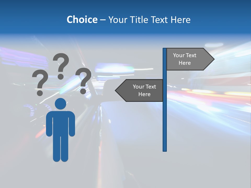 Blurred Dynamic Fast PowerPoint Template
