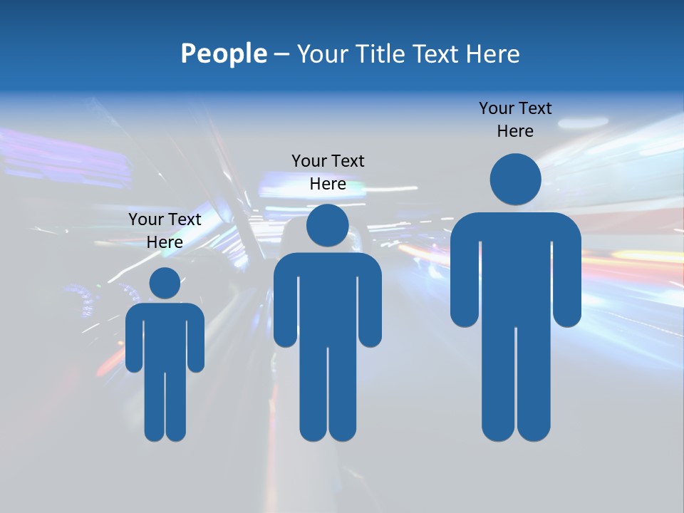 Blurred Dynamic Fast PowerPoint Template