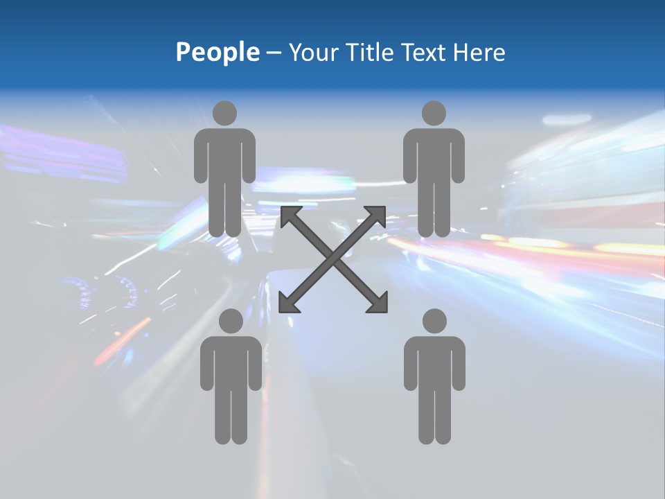 Blurred Dynamic Fast PowerPoint Template