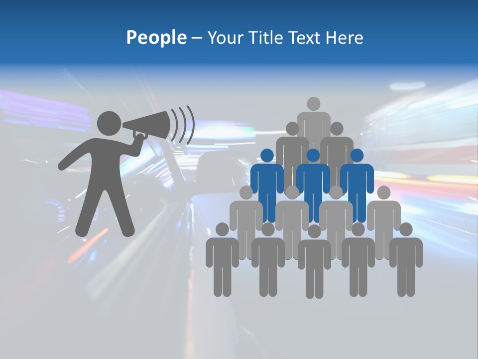 Blurred Dynamic Fast PowerPoint Template