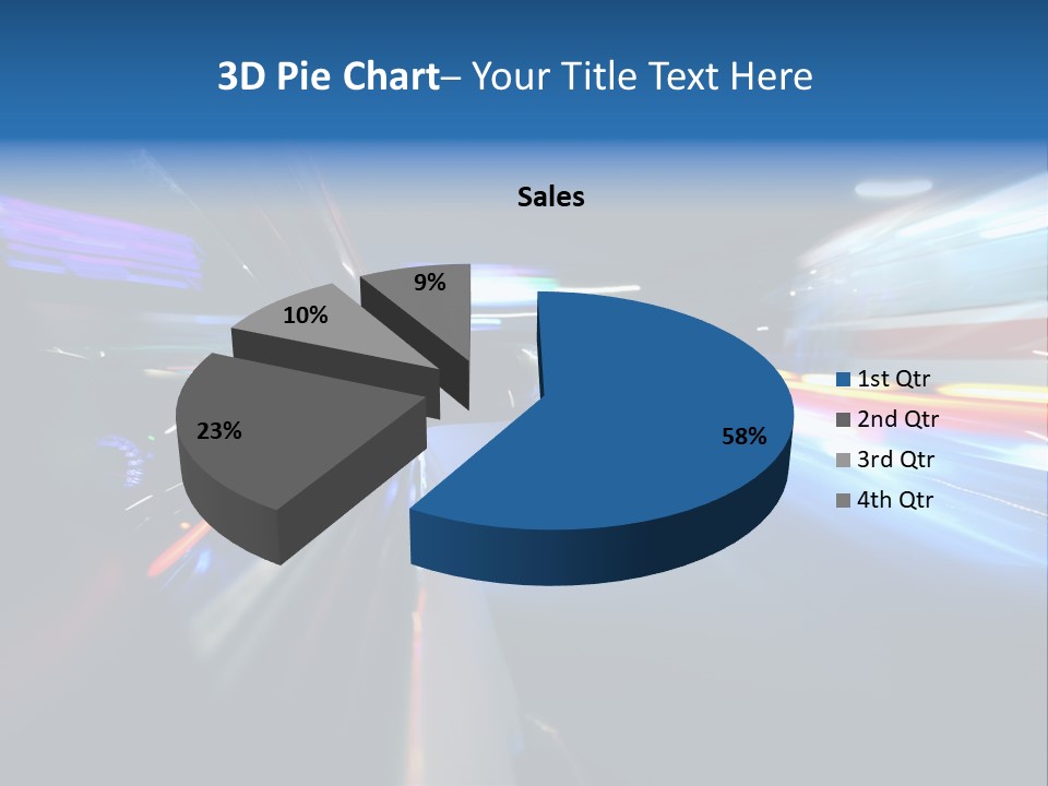 Blurred Dynamic Fast PowerPoint Template