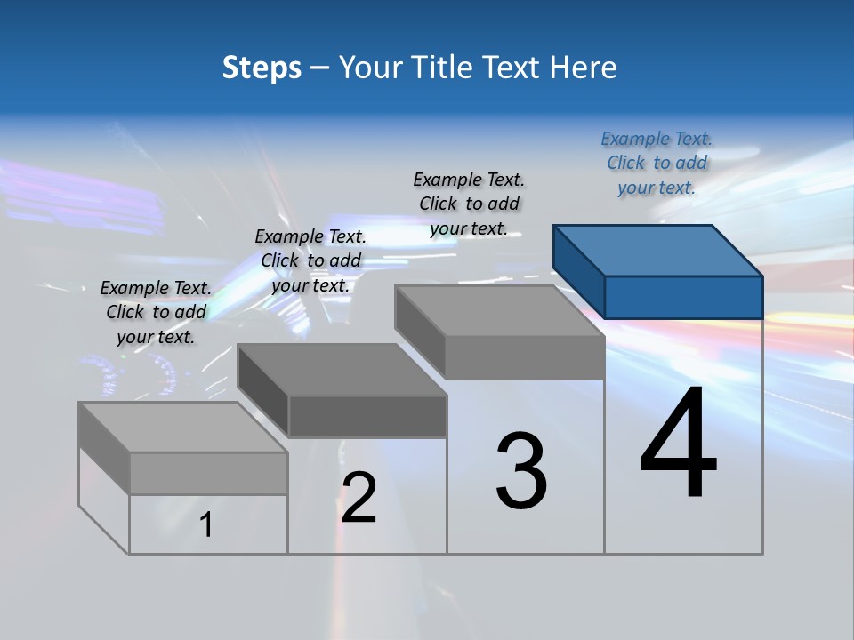 Blurred Dynamic Fast PowerPoint Template