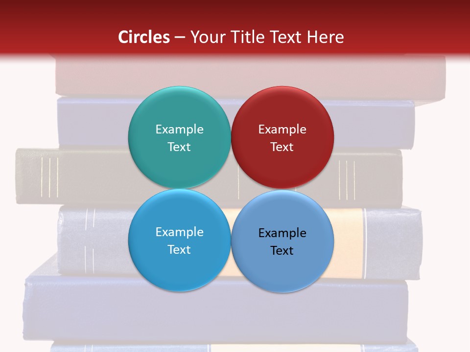 Spreadsheet Concept Pile PowerPoint Template