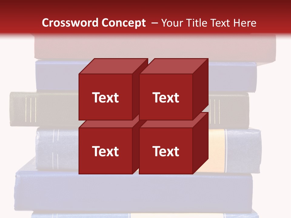 Spreadsheet Concept Pile PowerPoint Template