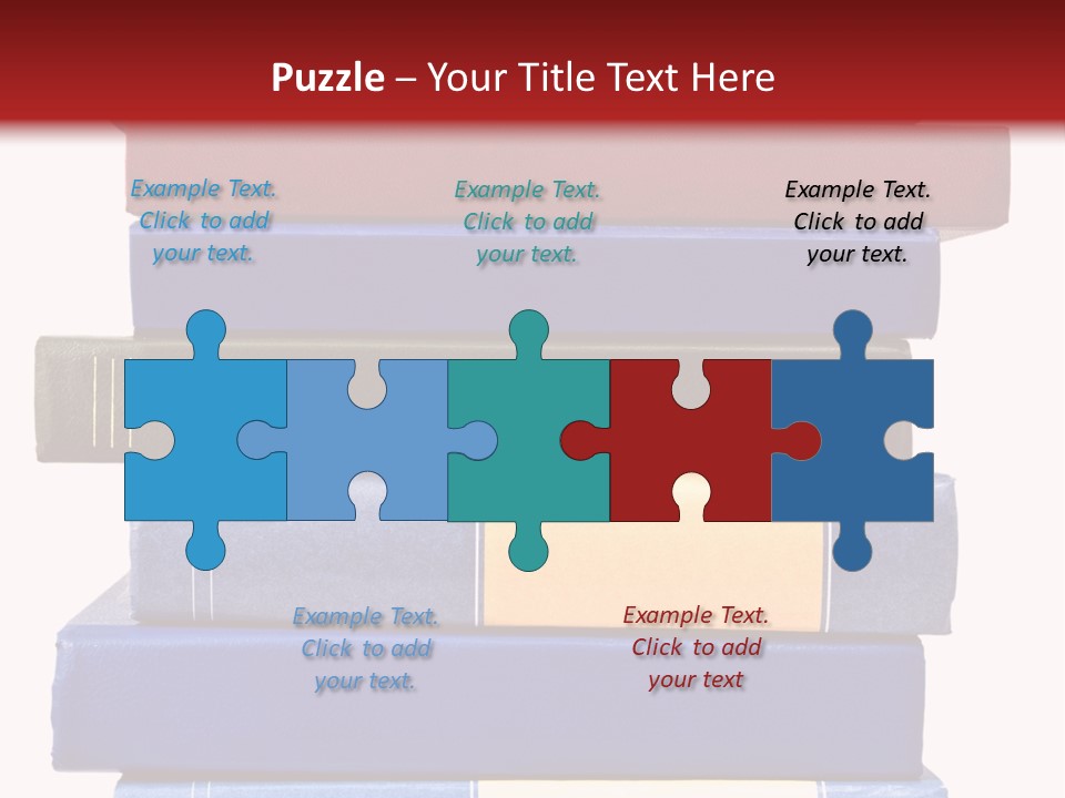 Spreadsheet Concept Pile PowerPoint Template