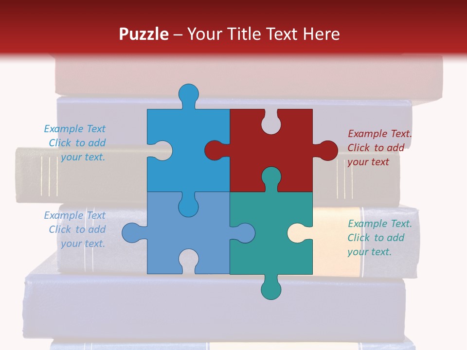 Spreadsheet Concept Pile PowerPoint Template