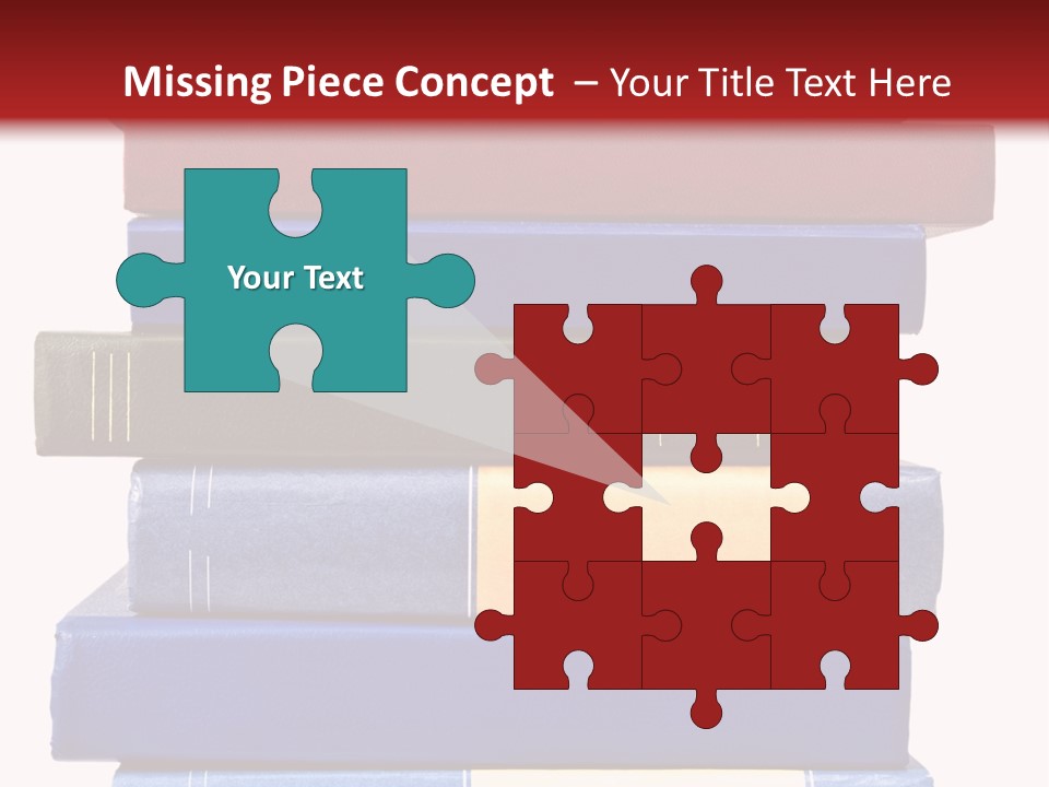 Spreadsheet Concept Pile PowerPoint Template