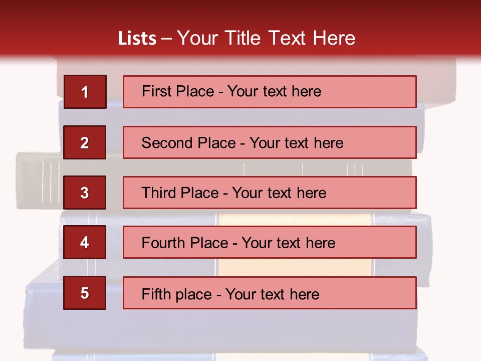 Spreadsheet Concept Pile PowerPoint Template