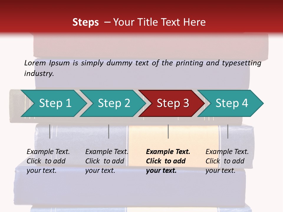 Spreadsheet Concept Pile PowerPoint Template