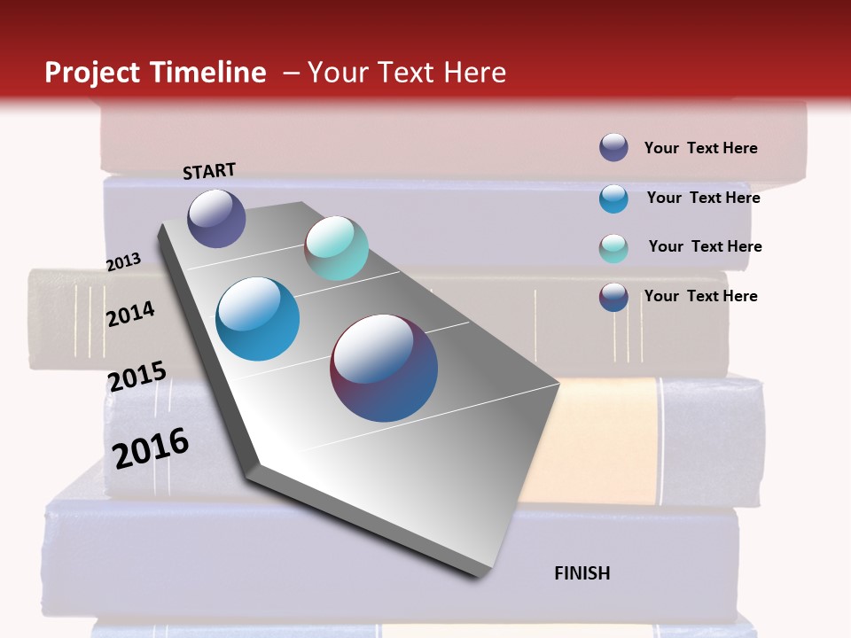 Spreadsheet Concept Pile PowerPoint Template
