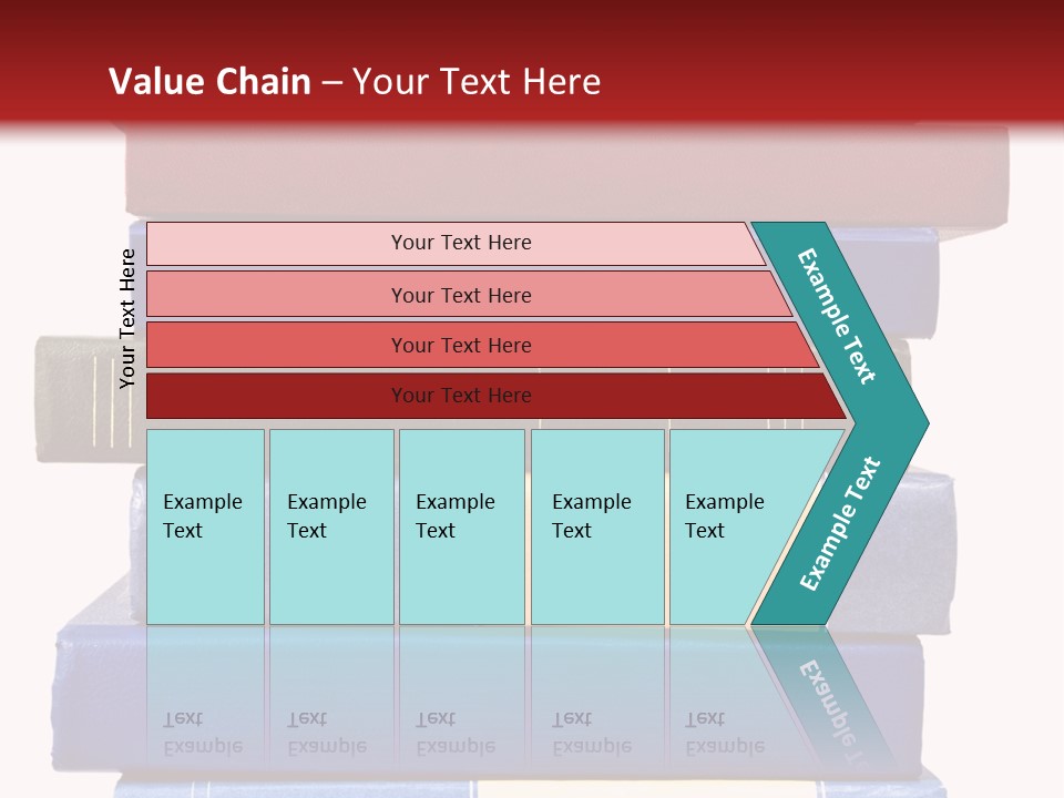Spreadsheet Concept Pile PowerPoint Template