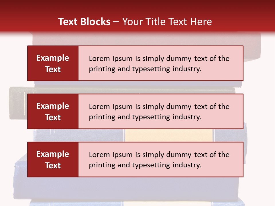 Spreadsheet Concept Pile PowerPoint Template