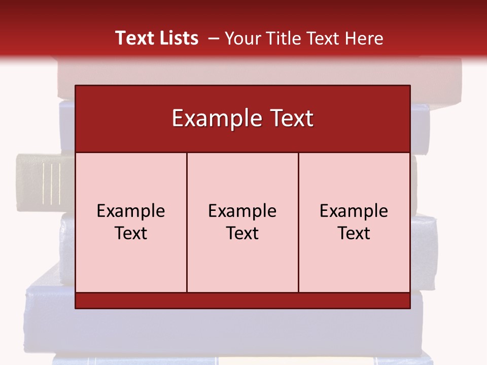 Spreadsheet Concept Pile PowerPoint Template
