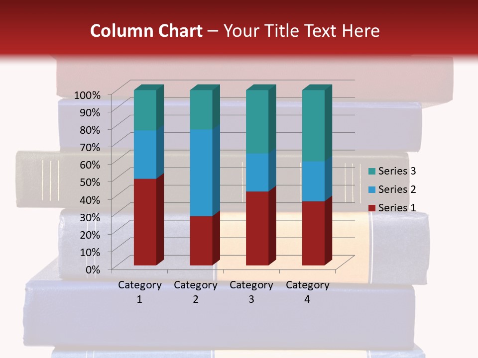 Spreadsheet Concept Pile PowerPoint Template