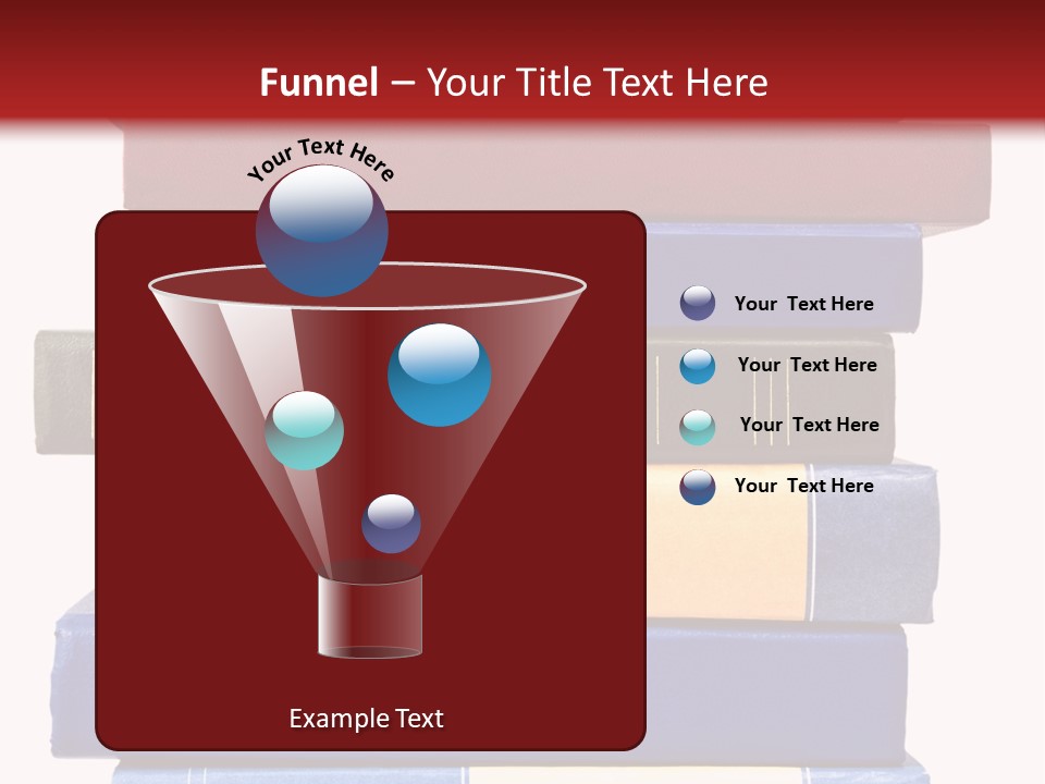 Spreadsheet Concept Pile PowerPoint Template