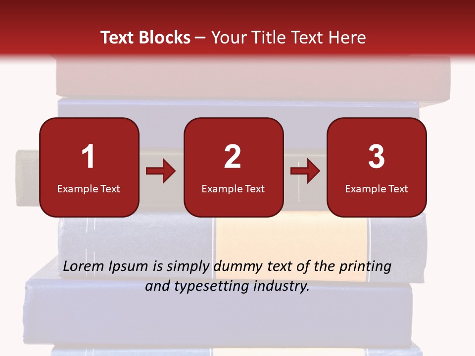 Spreadsheet Concept Pile PowerPoint Template