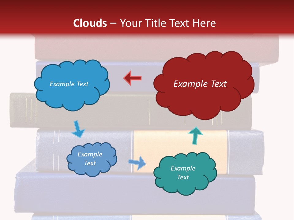 Spreadsheet Concept Pile PowerPoint Template