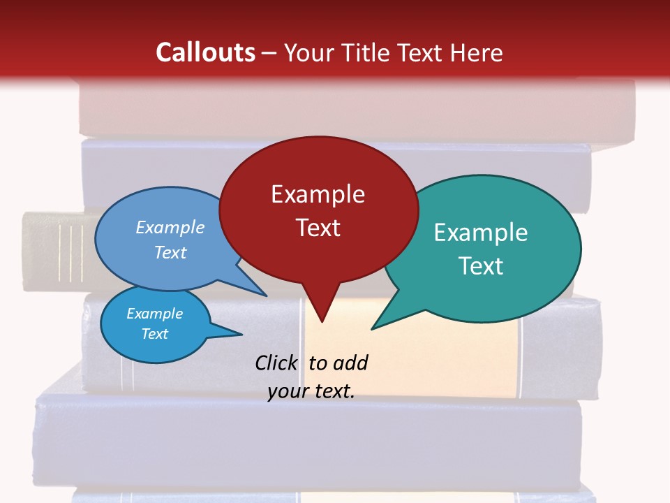 Spreadsheet Concept Pile PowerPoint Template