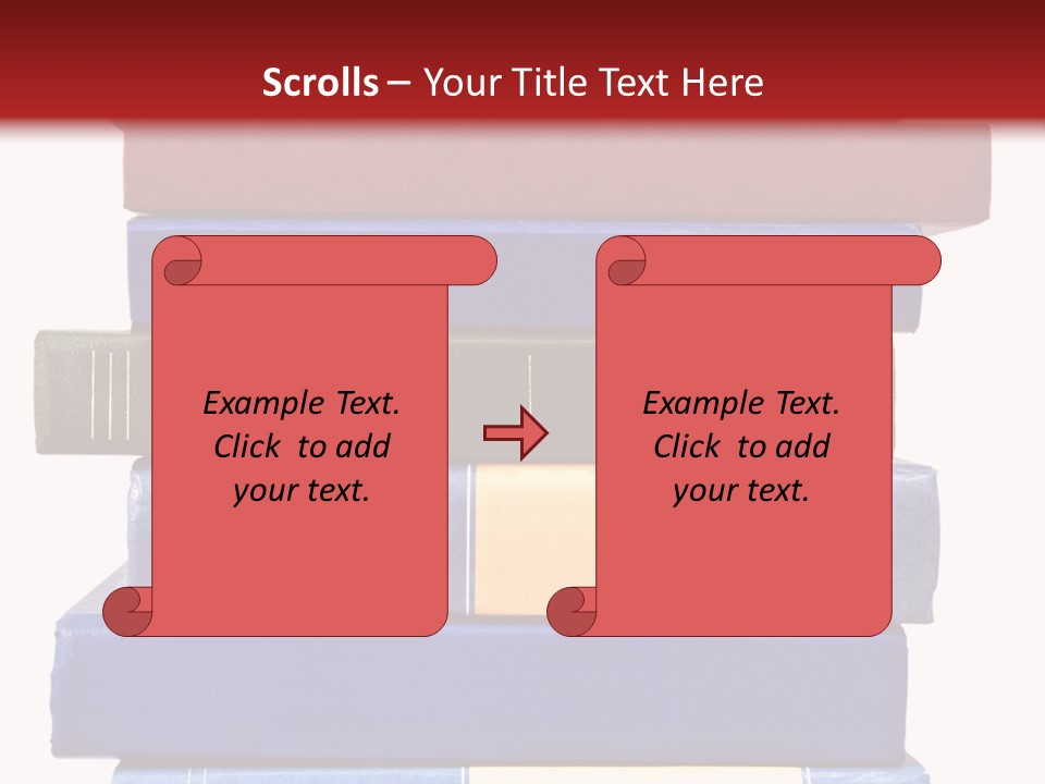 Spreadsheet Concept Pile PowerPoint Template