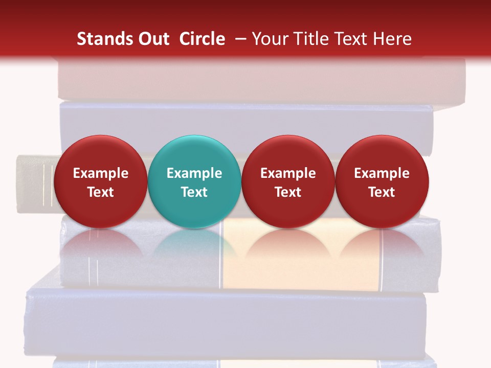 Spreadsheet Concept Pile PowerPoint Template