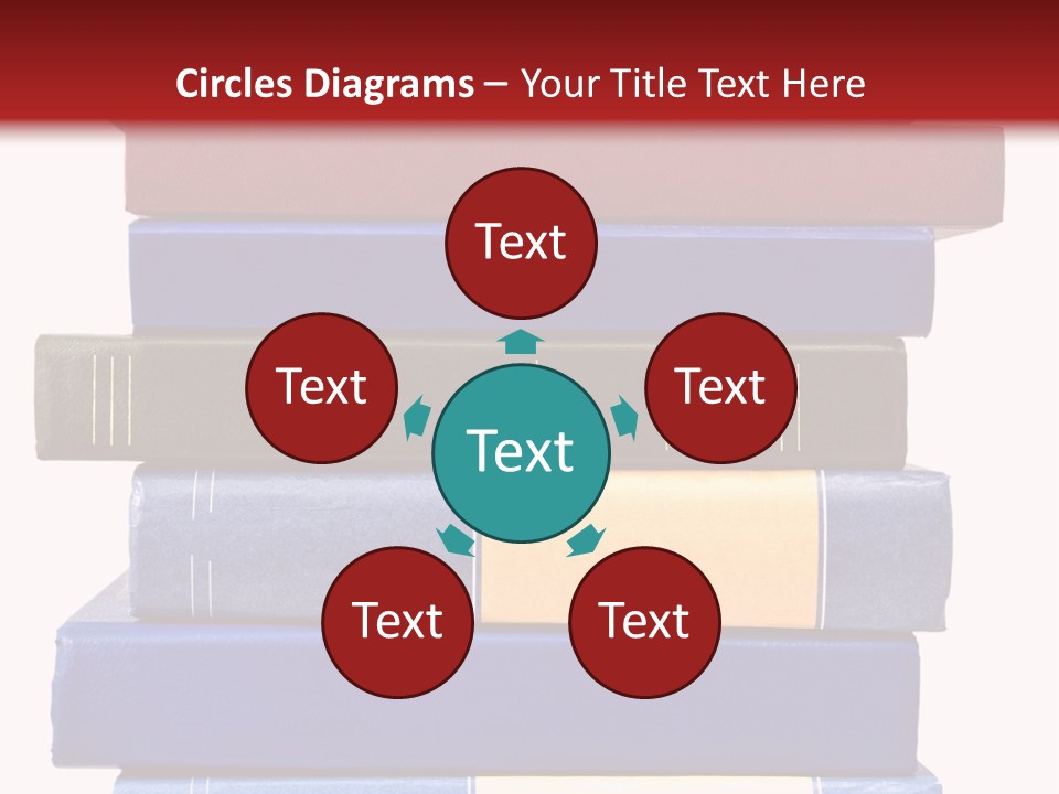 Spreadsheet Concept Pile PowerPoint Template