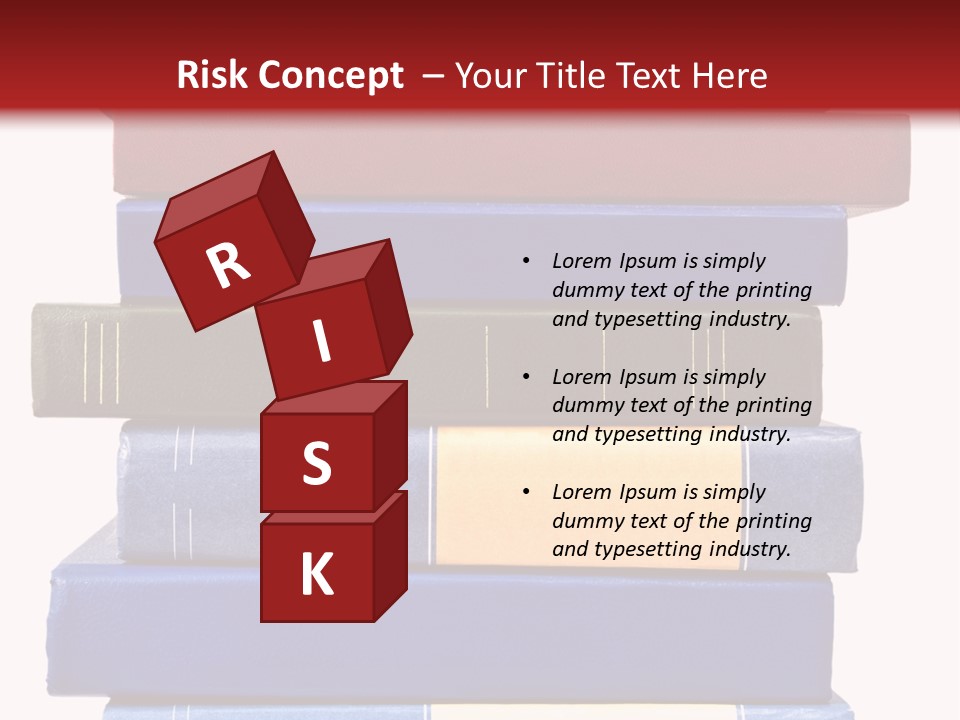 Spreadsheet Concept Pile PowerPoint Template